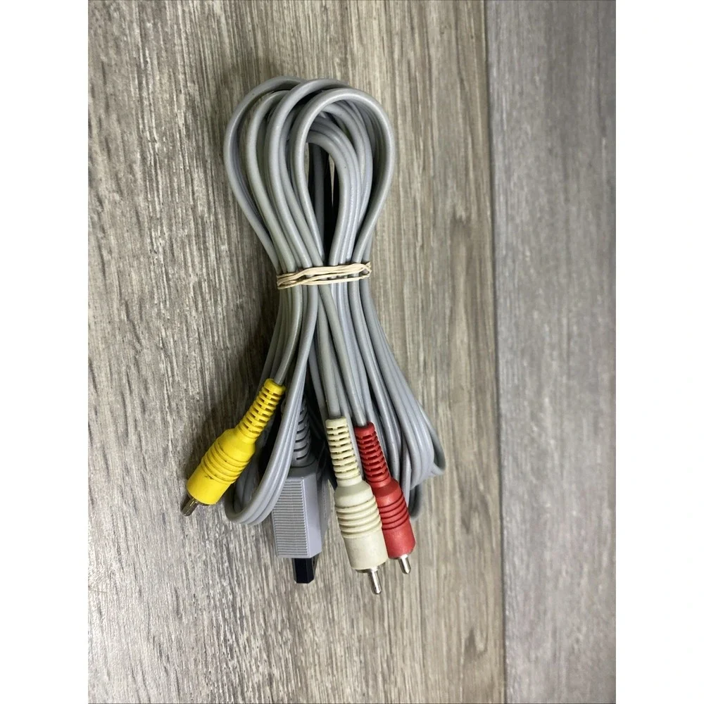 OFFICIAL OEM GENUINE Nintendo Wii AV VIDEO‎ COMPOSITE CABLE RVL-009